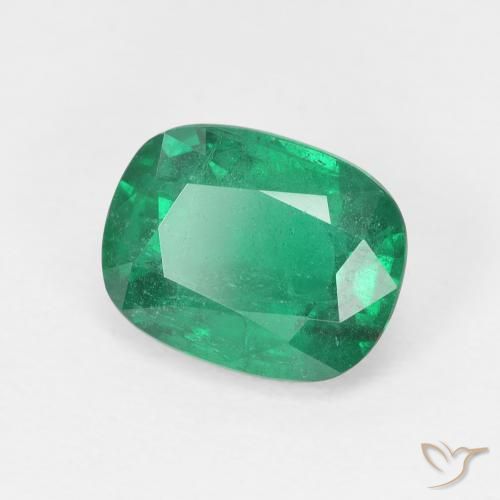 Smeraldo Verde freddo naturale da 2.24 ct, Cuscino, VS