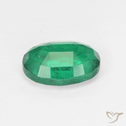 Smeraldo Verde scuro naturale da 1.93 ct, Ovale, VS
