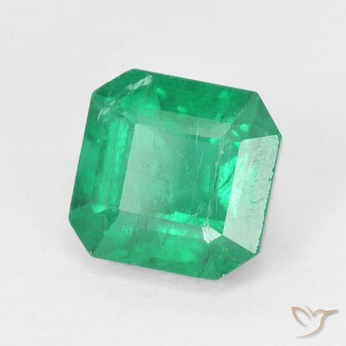 Smeraldo Verde medio naturale da 2.04 ct, Ottagonale / Taglio smeraldo, VS