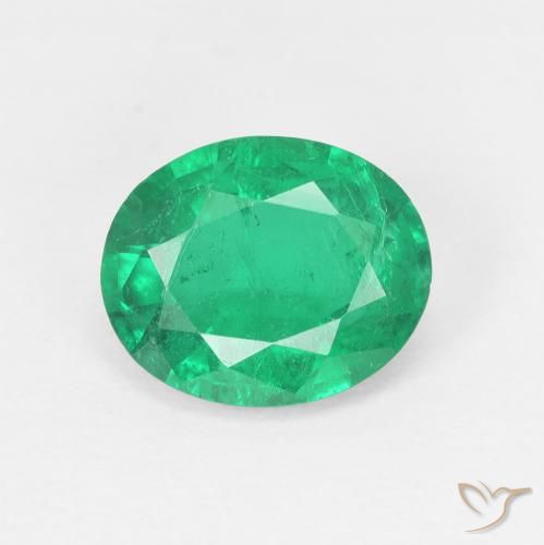 1.80ct Naturale Verde caldo Smeraldo, Ovale, VS