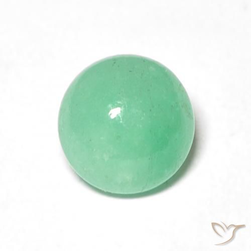 1.05ct Naturale Verde chiaro Smeraldo, Rotondo, Traslucido