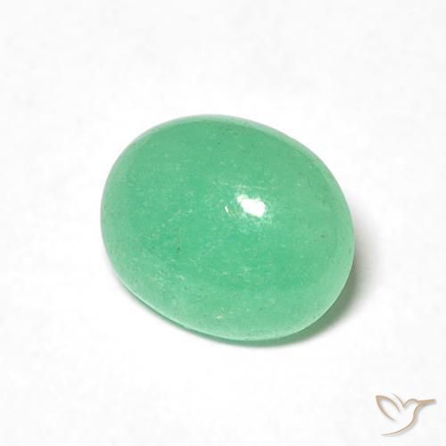 Smeraldo Verde chiaro naturale da 0.99 ct, Ovale, Traslucido