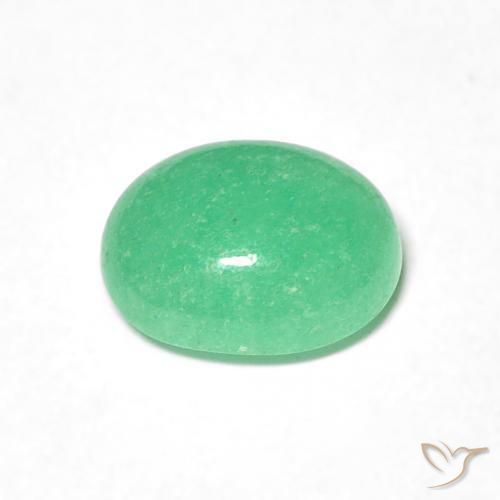 Smeraldo Verde chiaro naturale da 0.99 ct, Ovale, Traslucido