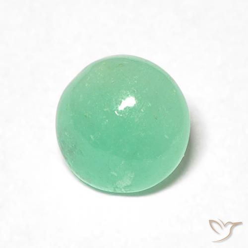 Smeraldo Verde Menta Chiaro naturale da 0.70 ct, Rotondo, Traslucido