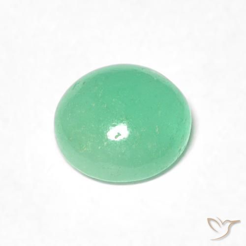 Smeraldo Verde Menta Chiaro naturale da 0.70 ct, Rotondo, Traslucido