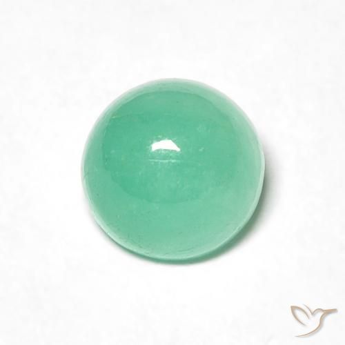 1.05ct Naturale Verde chiaro Smeraldo, Rotondo, Traslucido