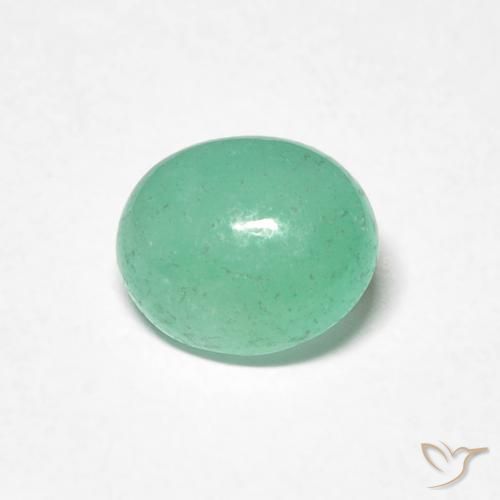 0.89ct Naturale Verde chiaro Smeraldo, Ovale, Traslucido