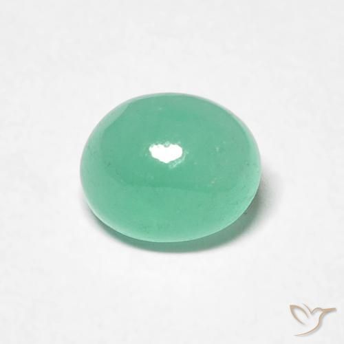 0.73ct Naturale Verde brillante Smeraldo, Ovale, Traslucido