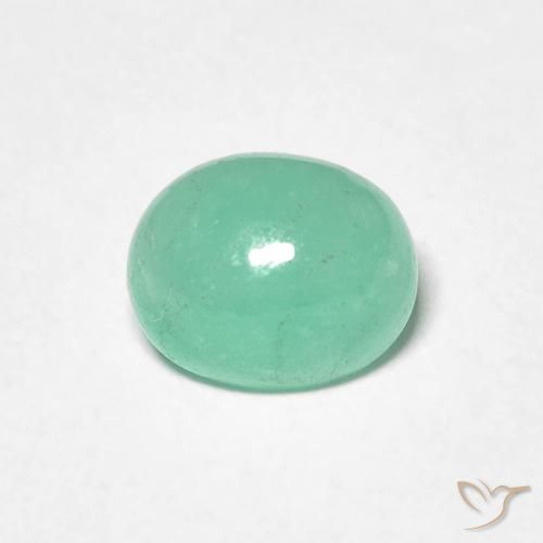 1.11ct Naturale Verde Pistacchio Smeraldo, Ovale, Traslucido