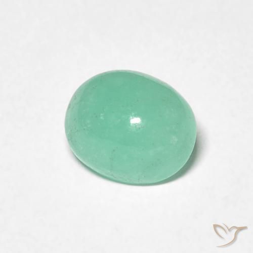 Smeraldo Verde Pistacchio naturale da 1.11 ct, Ovale, Traslucido