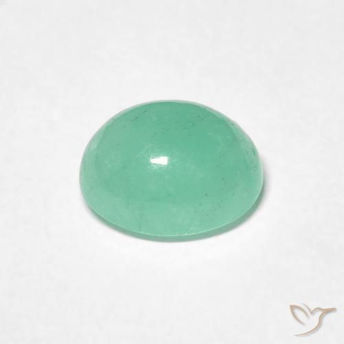 Smeraldo Verde Pistacchio naturale da 1.11 ct, Ovale, Traslucido