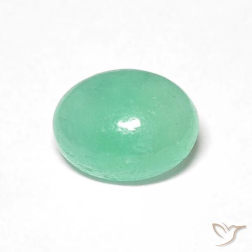 0.69ct Naturale Verde Pistacchio Smeraldo, Ovale, Traslucido