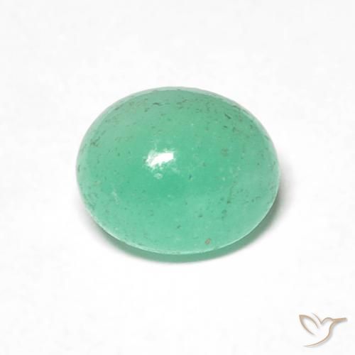 0.81ct Naturale verde felce Smeraldo, Ovale, Traslucido