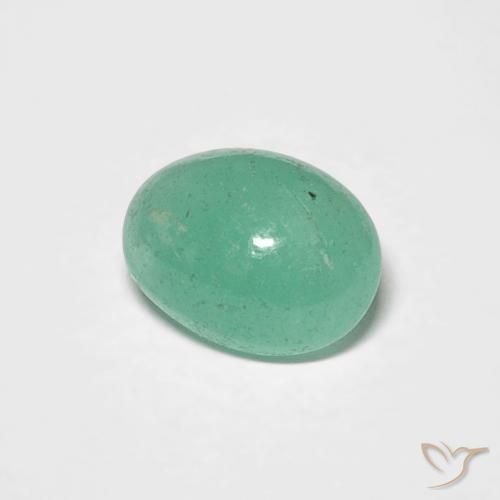 Smeraldo Verde chiaro naturale da 0.75 ct, Ovale, Traslucido