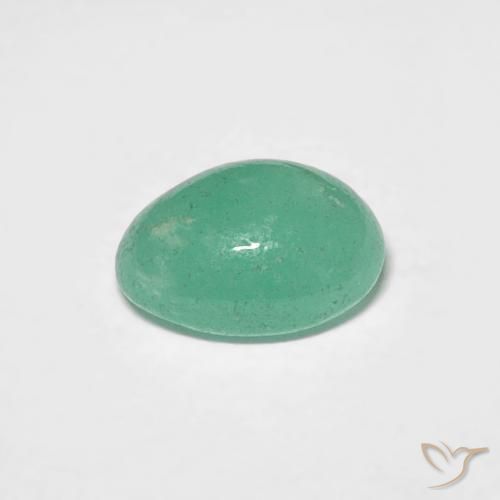 Smeraldo Verde chiaro naturale da 0.75 ct, Ovale, Traslucido