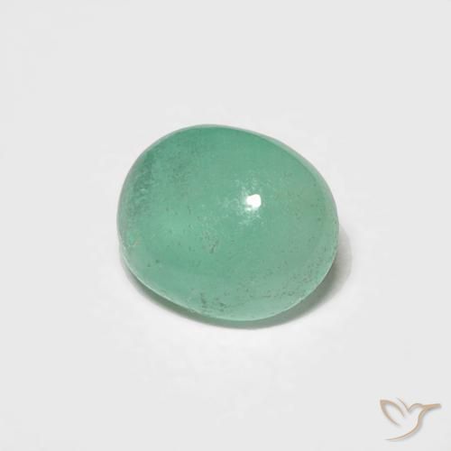 Smeraldo Verde Pistacchio naturale da 0.67 ct, Ovale, Traslucido