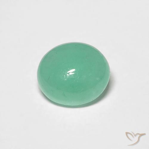 Pietra preziosa smeraldo ovale da 0,7 carati, Smeraldo certificato sciolto dalla Colombia, Gemma naturale, 6 x 5,1 mm, Photo A