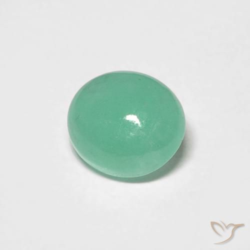 Smeraldo Verde chiaro naturale da 0.70 ct, Ovale, Traslucido
