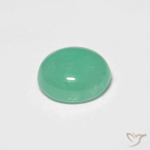 Smeraldo Verde chiaro naturale da 0.70 ct, Ovale, Traslucido
