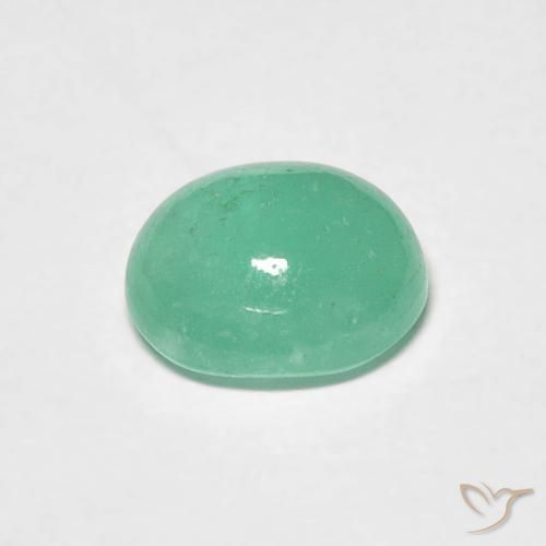 Smeraldo Verde brillante naturale da 0.97 ct, Ovale, Traslucido