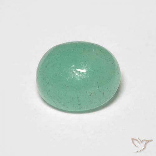 0.78ct Naturale Verde chiaro Smeraldo, Ovale, Traslucido