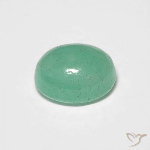 Smeraldo Verde chiaro naturale da 0.78 ct, Ovale, Traslucido