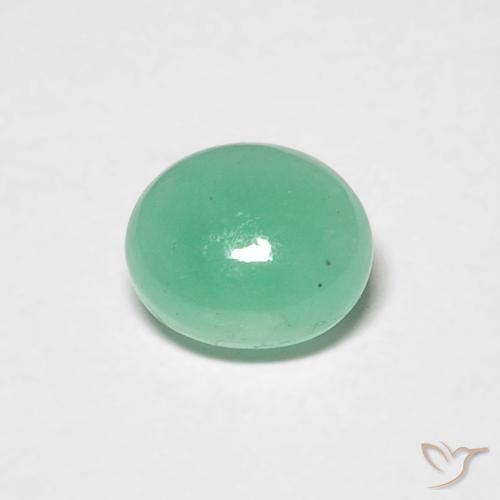 0.75ct Naturale Verde Pistacchio Smeraldo, Ovale, Traslucido