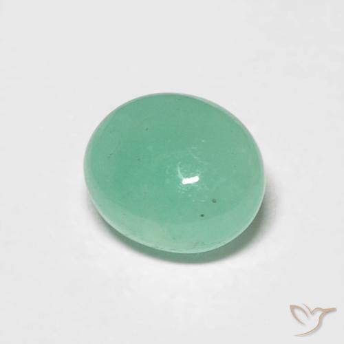 Smeraldo Verde Pistacchio naturale da 0.75 ct, Ovale, Traslucido