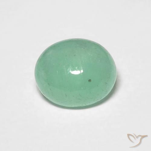 0.72ct Naturale Verde Pistacchio Smeraldo, Ovale, Traslucido