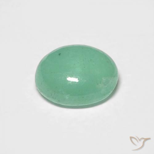 Smeraldo Verde Pistacchio naturale da 0.72 ct, Ovale, Traslucido