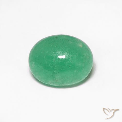 0.35ct Naturale Verde chiaro Smeraldo, Ovale, Traslucido