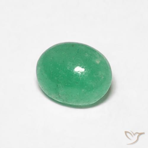 Smeraldo Verde chiaro naturale da 0.35 ct, Ovale, Traslucido
