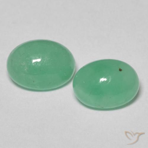1.79ctw Naturale Verde brillante Smeraldo, Ovale, Traslucido