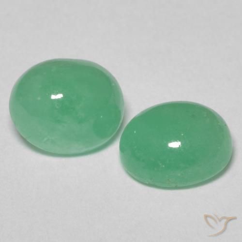 Gemme di Smeraldo Verde Pistacchio naturale da 1.64 ct, Ovale, Traslucido
