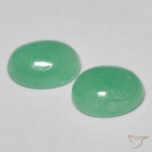 Gemme di Smeraldo Verde Pistacchio naturale da 1.71 ct, Ovale, Traslucido