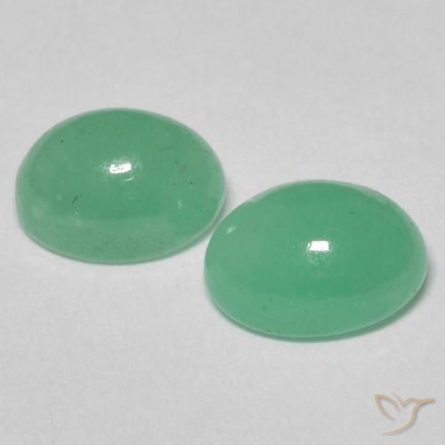 Gemme di Smeraldo Verde brillante naturale da 1.89 ct, Ovale, Traslucido