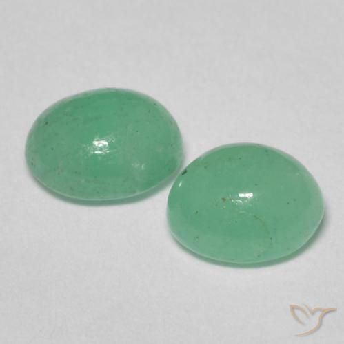 Gemme di Smeraldo Verde Pistacchio naturale da 1.14 ct, Ovale, Traslucido