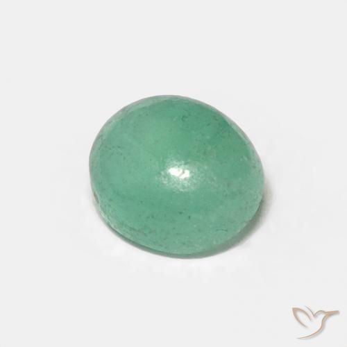 Smeraldo Verde chiaro naturale da 0.83 ct, Ovale, Traslucido