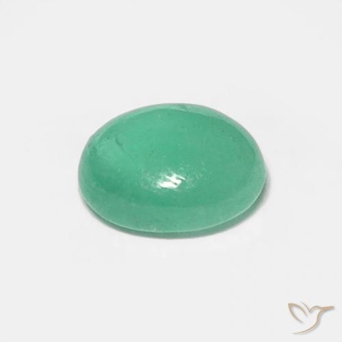 Smeraldo Verde chiaro naturale da 0.42 ct, Ovale, Traslucido