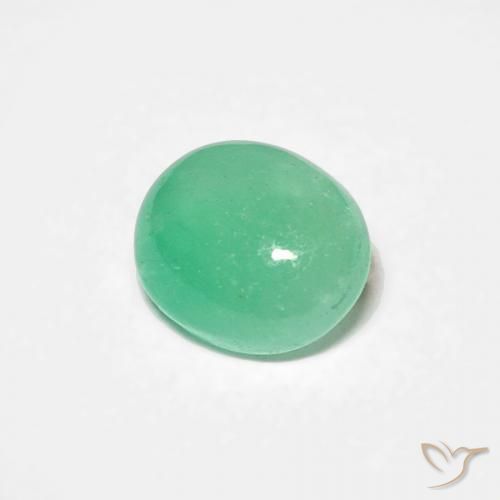 Smeraldo Verde chiaro naturale da 0.54 ct, Ovale, Traslucido