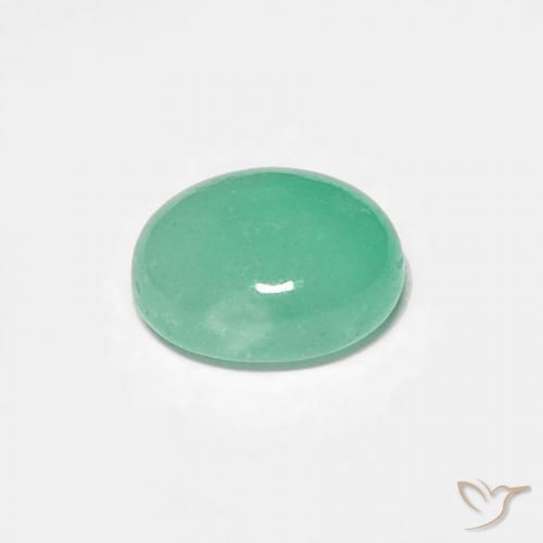 Smeraldo Verde chiaro naturale da 0.54 ct, Ovale, Traslucido