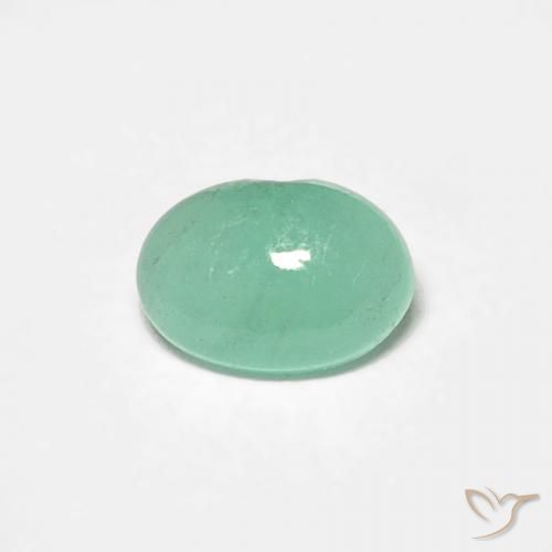0.37ct Naturale Verde brillante Smeraldo, Ovale, Traslucido
