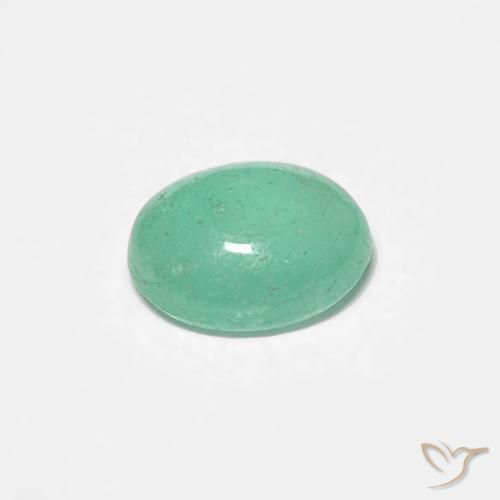 Smeraldo Verde chiaro naturale da 0.43 ct, Ovale, Traslucido
