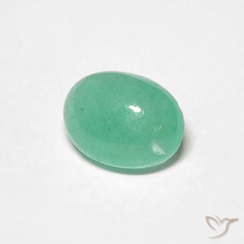 Smeraldo Verde chiaro naturale da 0.52 ct, Ovale, Traslucido