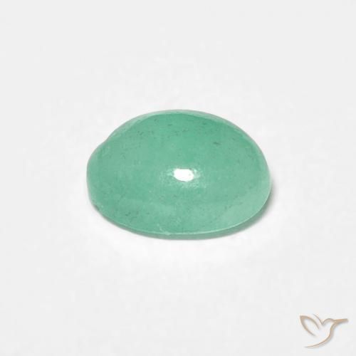 Smeraldo Verde chiaro naturale da 0.52 ct, Ovale, Traslucido