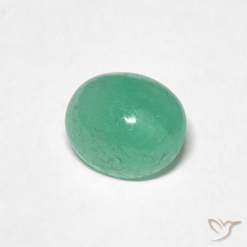 Smeraldo Verde chiaro naturale da 0.73 ct, Ovale, Traslucido