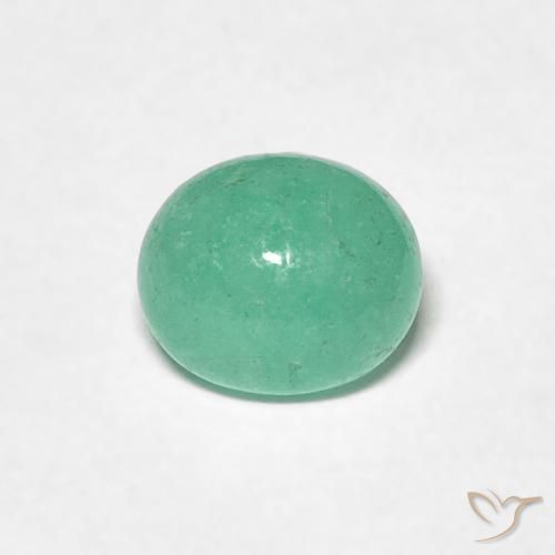 0.94ct Naturale Verde brillante Smeraldo, Ovale, Traslucido