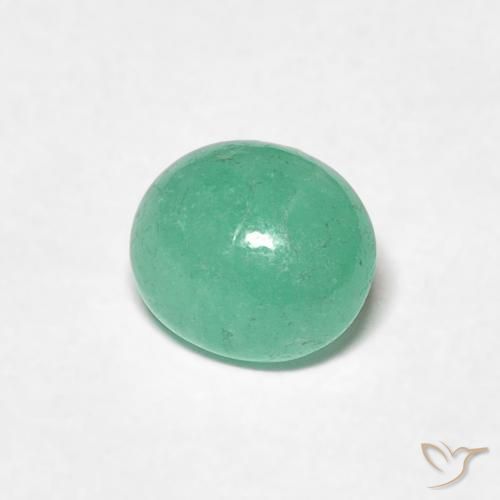 Smeraldo Verde brillante naturale da 0.94 ct, Ovale, Traslucido
