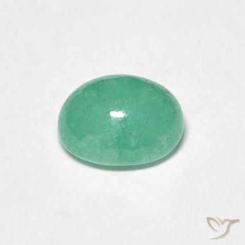Smeraldo Verde brillante naturale da 0.94 ct, Ovale, Traslucido