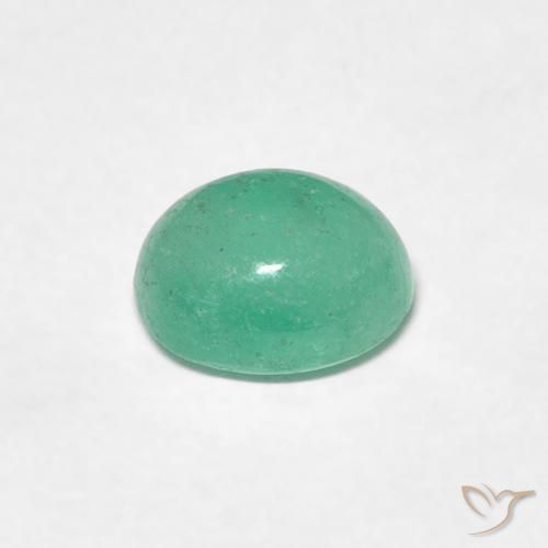 Smeraldo Verde brillante naturale da 0.93 ct, Ovale, Traslucido